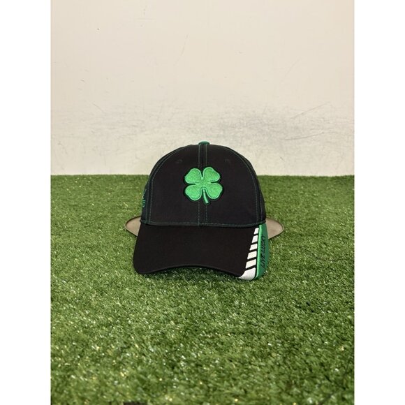 Black Clover hat cap fitted small s/m black green las vegas lighweight spandex 3 - Picture 1 of 10